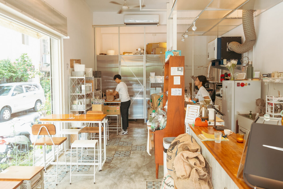 スペシャルティコーヒーを提供する台湾にあるCoffee Introの店内