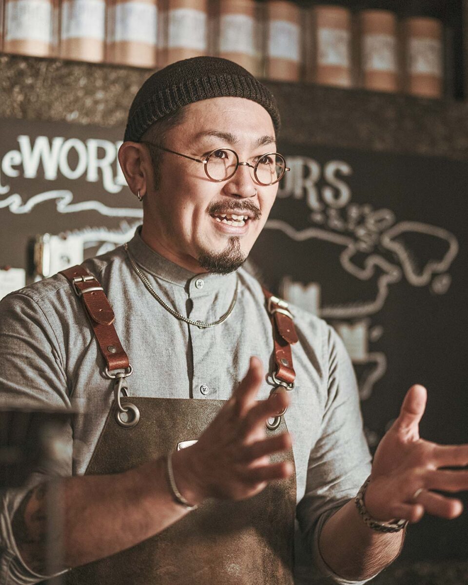 Kazuo Yoshida at Life Size Cribe, a specialty coffee roastery and cafe in Kokubunji, Tokyo